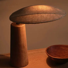 Lumora Japandi Wood Table Lamp